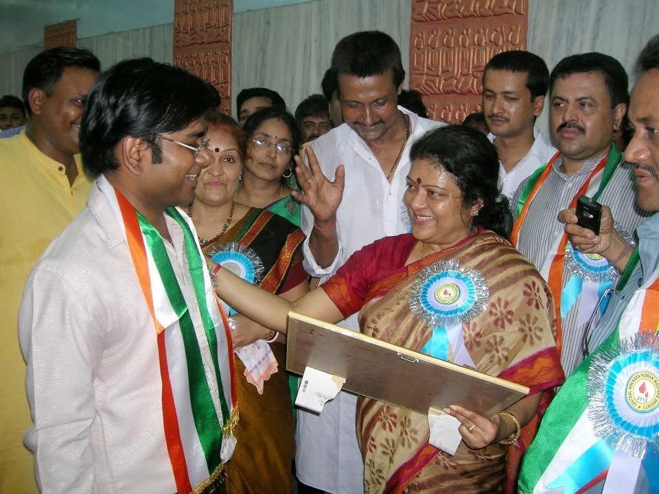 Honour for Organising a Blood Donation Camp